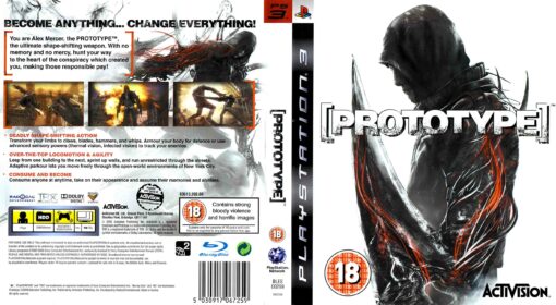 Hra Prototype pro PS3 Playstation 3 konzole