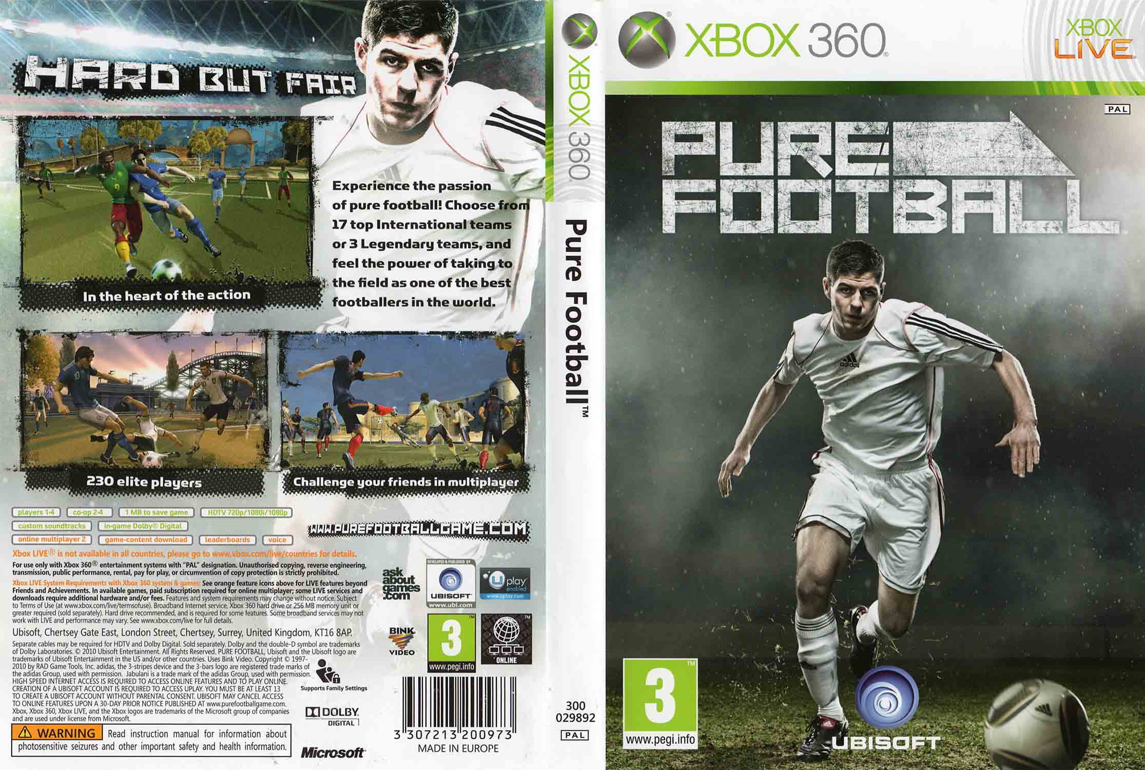 Pure Football XBOX 360 - Seminovo