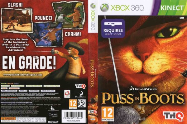 Hra Puss In Boots - Kocour V Botách pro XBOX 360 X360 konzole