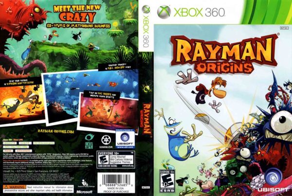 Hra Rayman Origins pro XBOX 360 X360 konzole