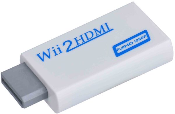 Redukce / adaptér z WII do HDMI - bílá  příslušenství