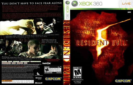 Hra Resident Evil 5 pro XBOX 360 X360 konzole