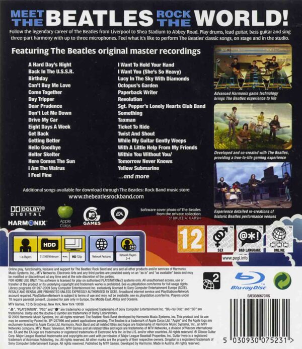 Hra Rock Band: The Beatles pro PS3 Playstation 3 konzole