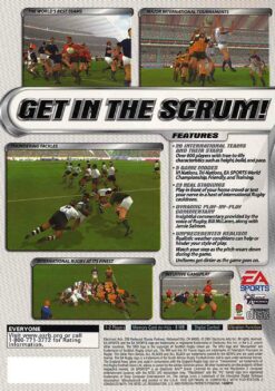 Hra Rugby pro PS2 Playstation 2 konzole