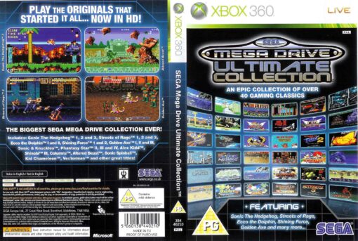 Hra SEGA Mega Drive Ultimate Collection pro XBOX 360 X360 konzole