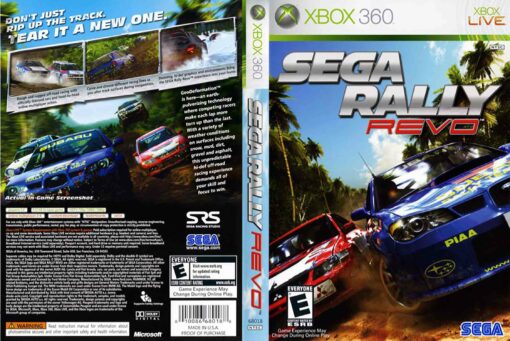 Hra SEGA Rally pro XBOX 360 X360 konzole