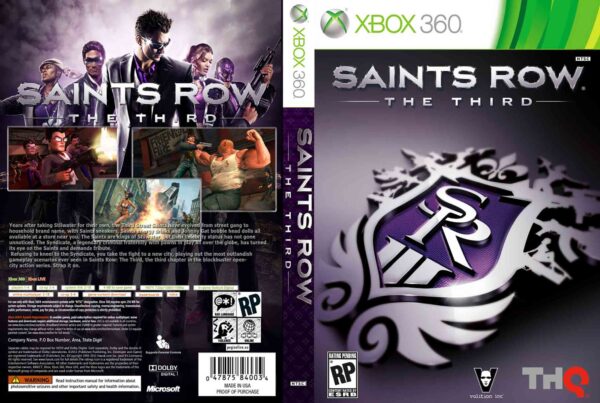 Hra Saints Row: The Third pro XBOX 360 X360 konzole