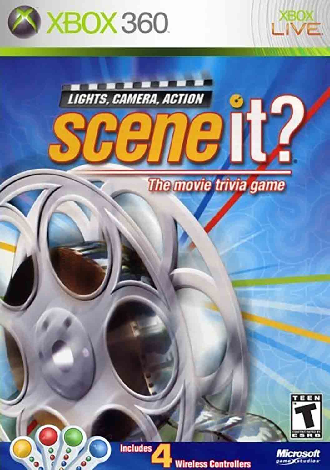 Hra Scene It? Lights, Camera, Action! (kompletní balení) pro XBOX 360 X360 konzole