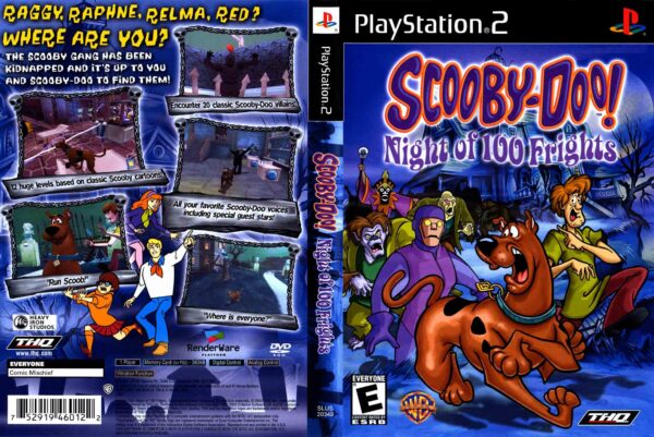 Hra Scooby-Doo! Night Of 100 Frights pro PS2 Playstation 2 konzole