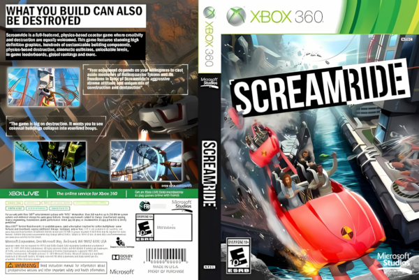 Hra Screamride pro XBOX 360 X360 konzole
