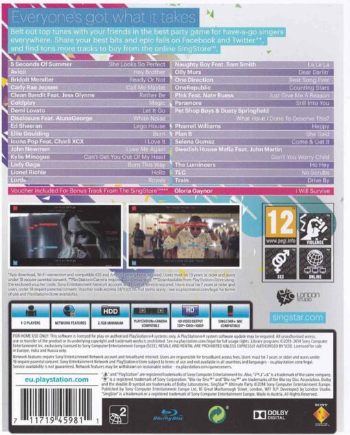 Hra SingStar 2014 Ultimate Party pro PS3 Playstation 3 konzole