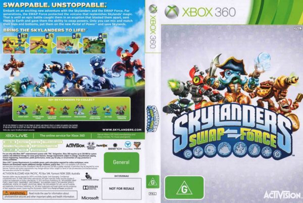 Hra Skylanders: Swap Force (XBOX360) pro XBOX 360 X360 konzole