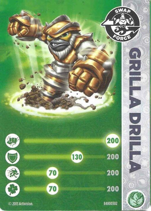 Skylanders figurka Grilla Drilla příslušenství