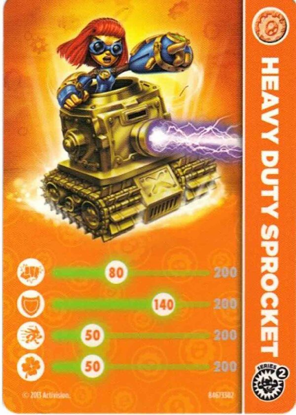 Skylanders figurka Heavy Duty Sprocket příslušenství