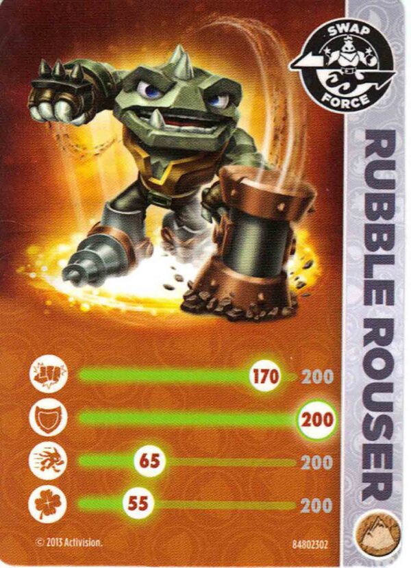 Skylanders figurka Rubble Rouser příslušenství