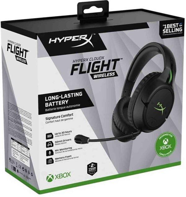 Sluchátka HyperX CloudX Flight Wireless bezdrátová pro XBOX ONE a XBOX SERIES - NOVÁ příslušenství