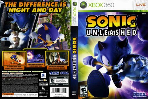 Hra Sonic Unleashed pro XBOX 360 X360 konzole
