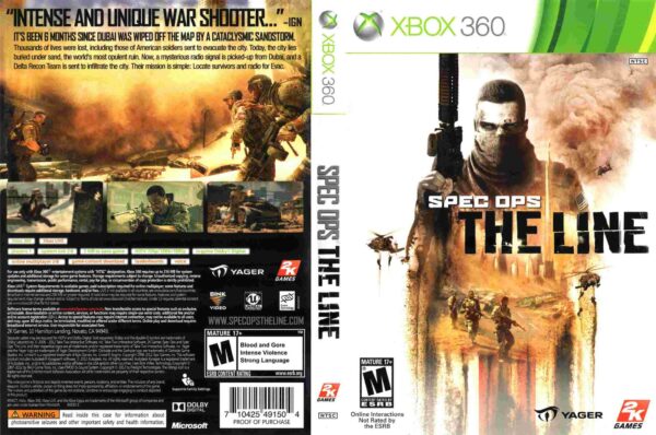 Hra Spec Ops: The Line pro XBOX 360 X360 konzole