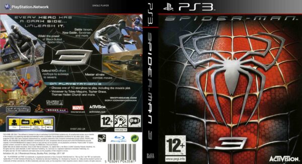 Hra Spider Man 3 pro PS3 Playstation 3 konzole