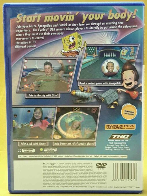 Hra SpongeBob SquarePants: Movin' With Friends pro PS2 Playstation 2 konzole