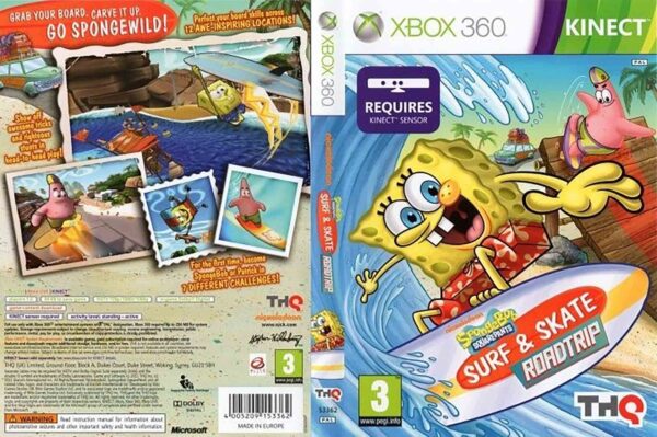 Hra SpongeBob SquarePants: Surf & Skate Roadtrip pro XBOX 360 X360 konzole