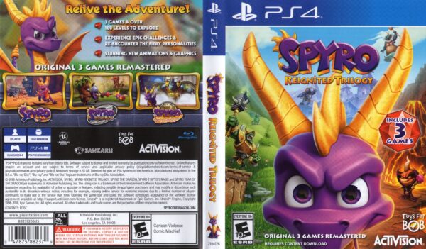 Hra Spyro Reignited Trilogy pro PS4 Playstation 4 konzole
