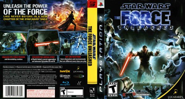 Hra Star Wars: The Force Unleashed pro PS3 Playstation 3 konzole