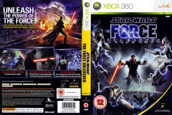 Hra Star Wars: The Force Unleashed pro XBOX 360 X360 konzole