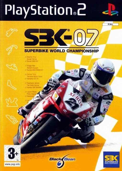 Hra Superbike World Championship SBK 07 pro PS2 Playstation 2 konzole