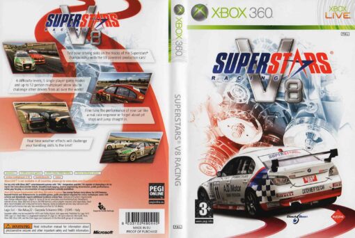 Hra Superstars V8 Racing pro XBOX 360 X360 konzole