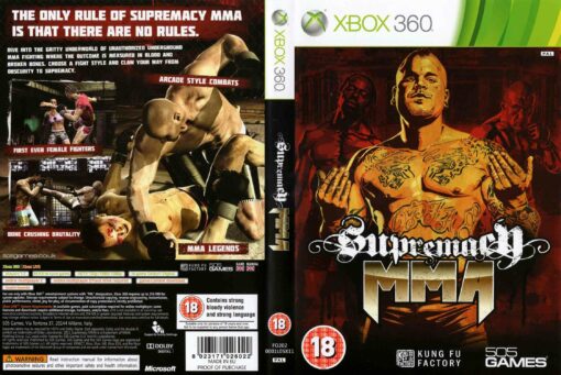 Hra Supremacy MMA pro XBOX 360 X360 konzole