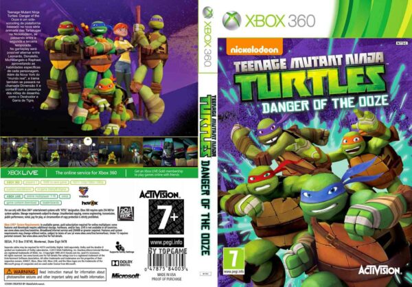 Hra Teenage Mutant Ninja Turtles: Danger of the Ooze pro XBOX 360 X360 konzole