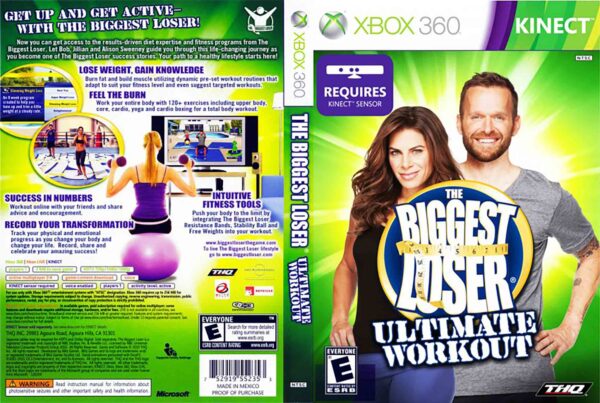 Hra The Biggest Loser: Ultimate Workout pro XBOX 360 X360 konzole