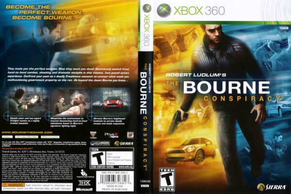 Hra The Bourne Conspiracy pro XBOX 360 X360 konzole