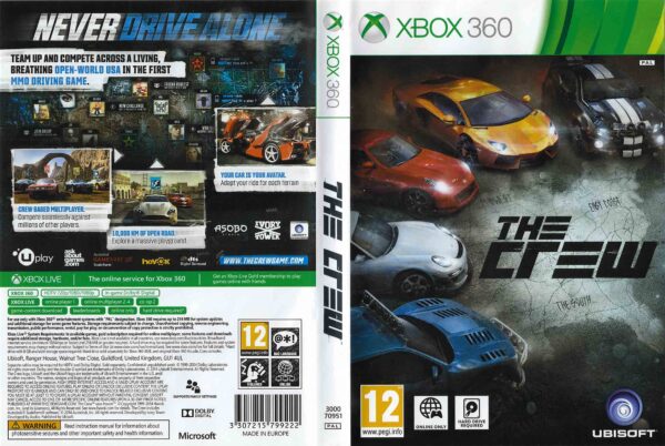 Hra The Crew pro XBOX 360 X360 konzole