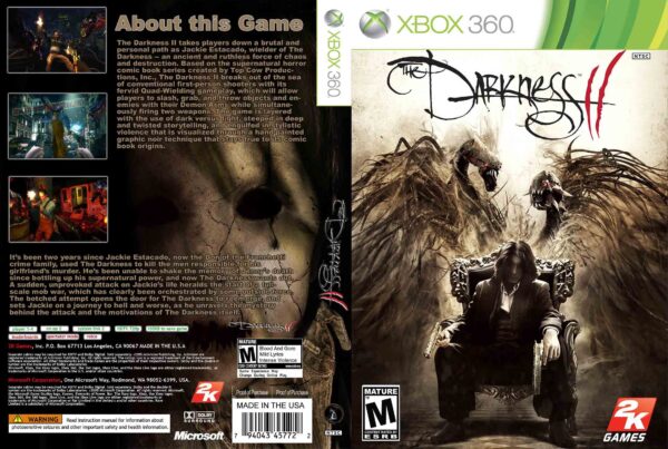 Hra The Darkness 2 pro XBOX 360 X360 konzole