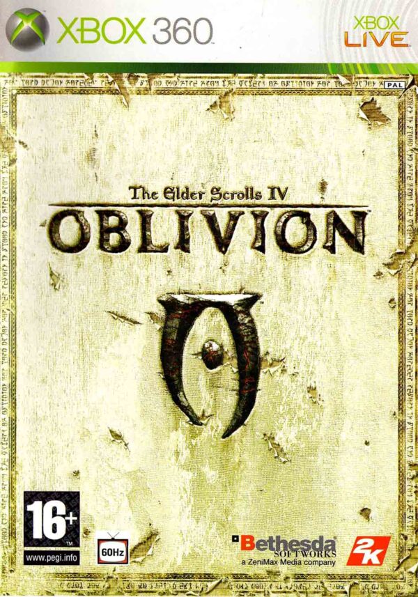 Hra The Elder Scrolls IV: Oblivion pro XBOX 360 X360 konzole