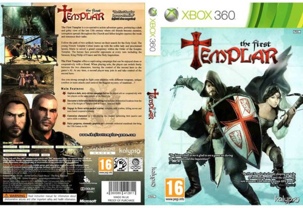 Hra The First Templar pro XBOX 360 X360 konzole