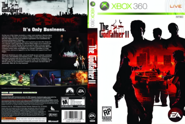 Hra The Godfather 2 II (Kmotr) pro XBOX 360 X360 konzole