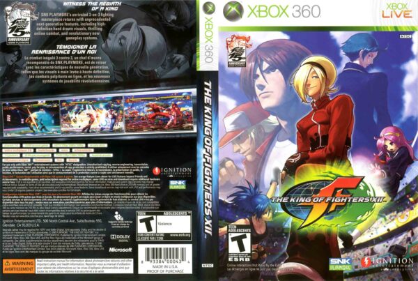 Hra The King Of Fighters XII pro XBOX 360 X360 konzole