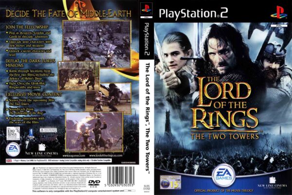 Hra The Lord Of The Rings: The Two Towers pro PS2 Playstation 2 konzole