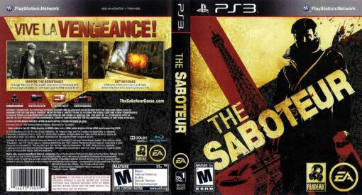 Hra The Saboteur pro PS3 Playstation 3 konzole