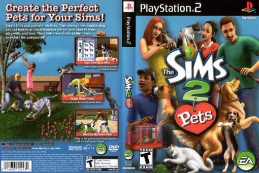 Hra The Sims 2: Pets pro PS2 Playstation 2 konzole