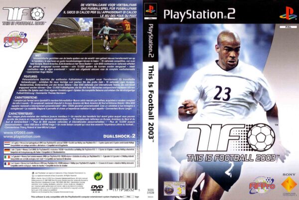 Hra This Is Football 2003 pro PS2 Playstation 2 konzole