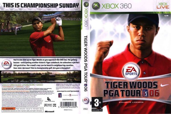 Hra Tiger Woods PGA Tour 06 pro XBOX 360 X360 konzole