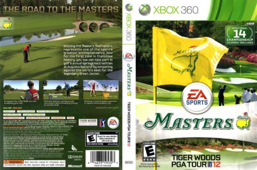 Hra Tiger Woods PGA Tour 12 Masters pro XBOX 360 X360 konzole