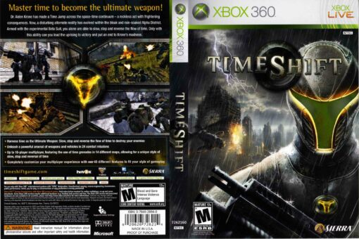 Hra Timeshift pro XBOX 360 X360 konzole
