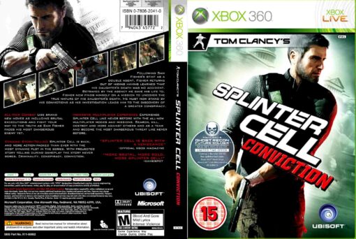 Hra Tom Clancy's Splinter Cell: Conviction pro XBOX 360 X360 konzole