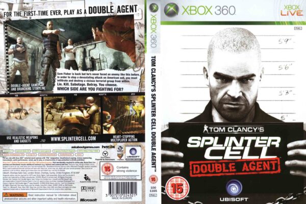 Hra Tom Clancy's Splinter Cell: Double Agent pro XBOX 360 X360 konzole