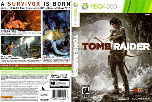 Hra Tomb Raider pro XBOX 360 X360 konzole